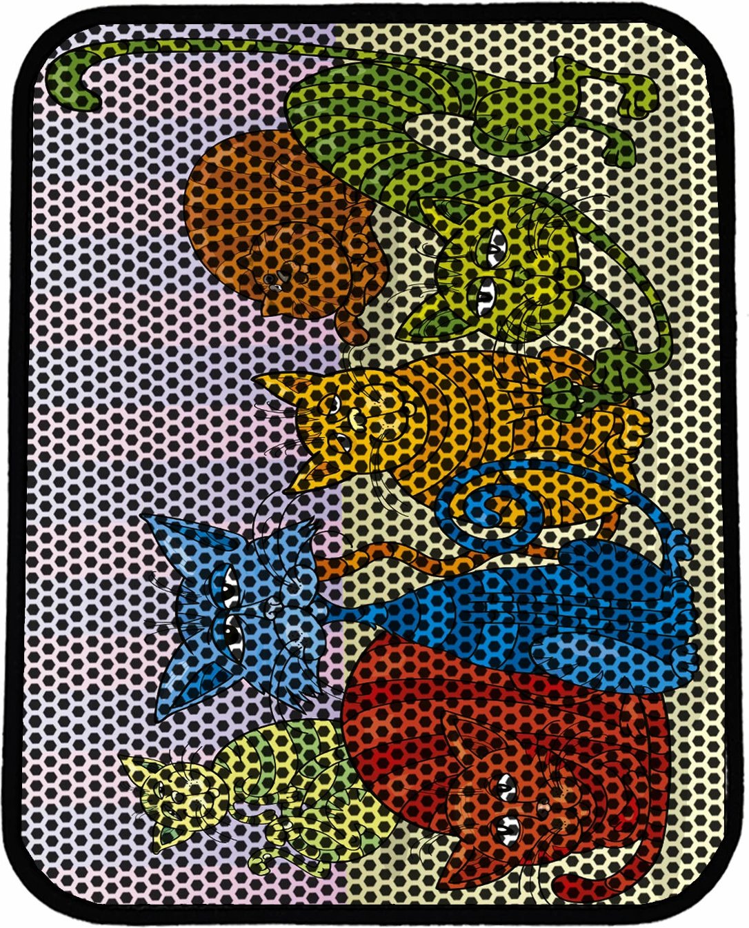Tapet për rërë mace, shumëngjyrësh, Paws & Whiskers, Nrszn0233, 45x60cm