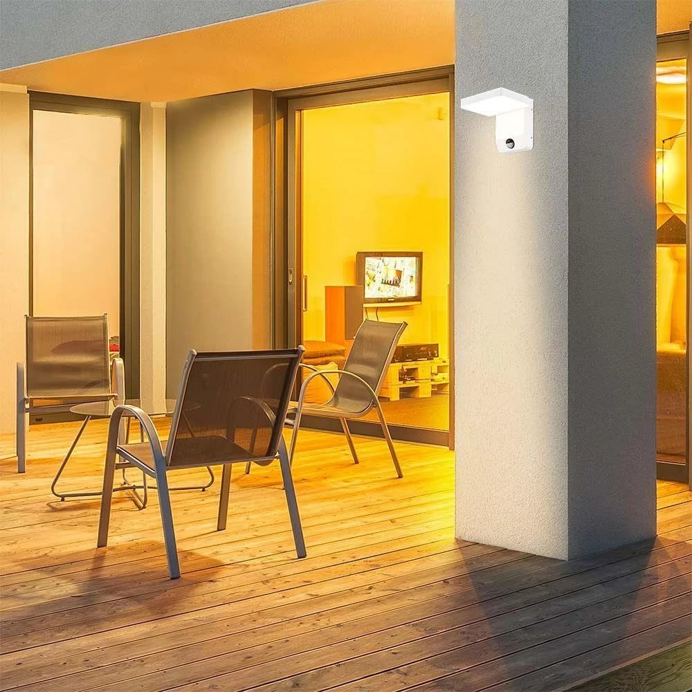 Projektor V-TAC VT-11020-150-W, 17W, Sensor lëvizjes, IP65, Bardhë