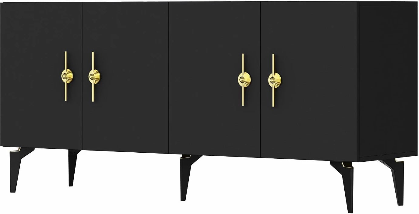 Konsolë Skye Decor, ngjyrë antracit, Zenit