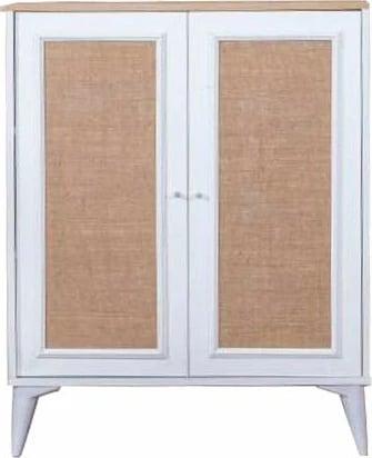 Bufe Skye Decor, ngjyrë e bardhë, lis