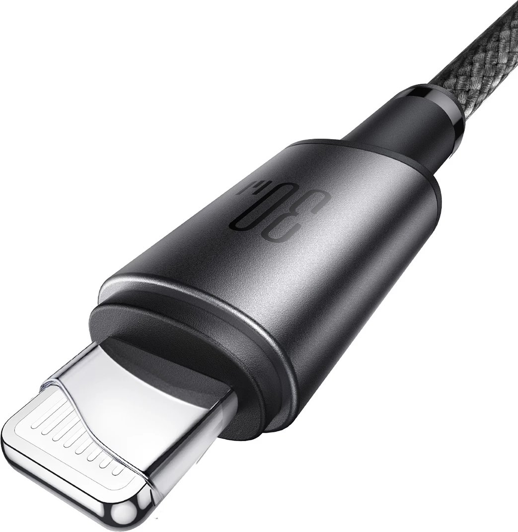 Kabllo Joyroom S-A50 Unlimited Series, USB-C në Lightning, 1.2m, 30W, me organizues magnetik, Gri