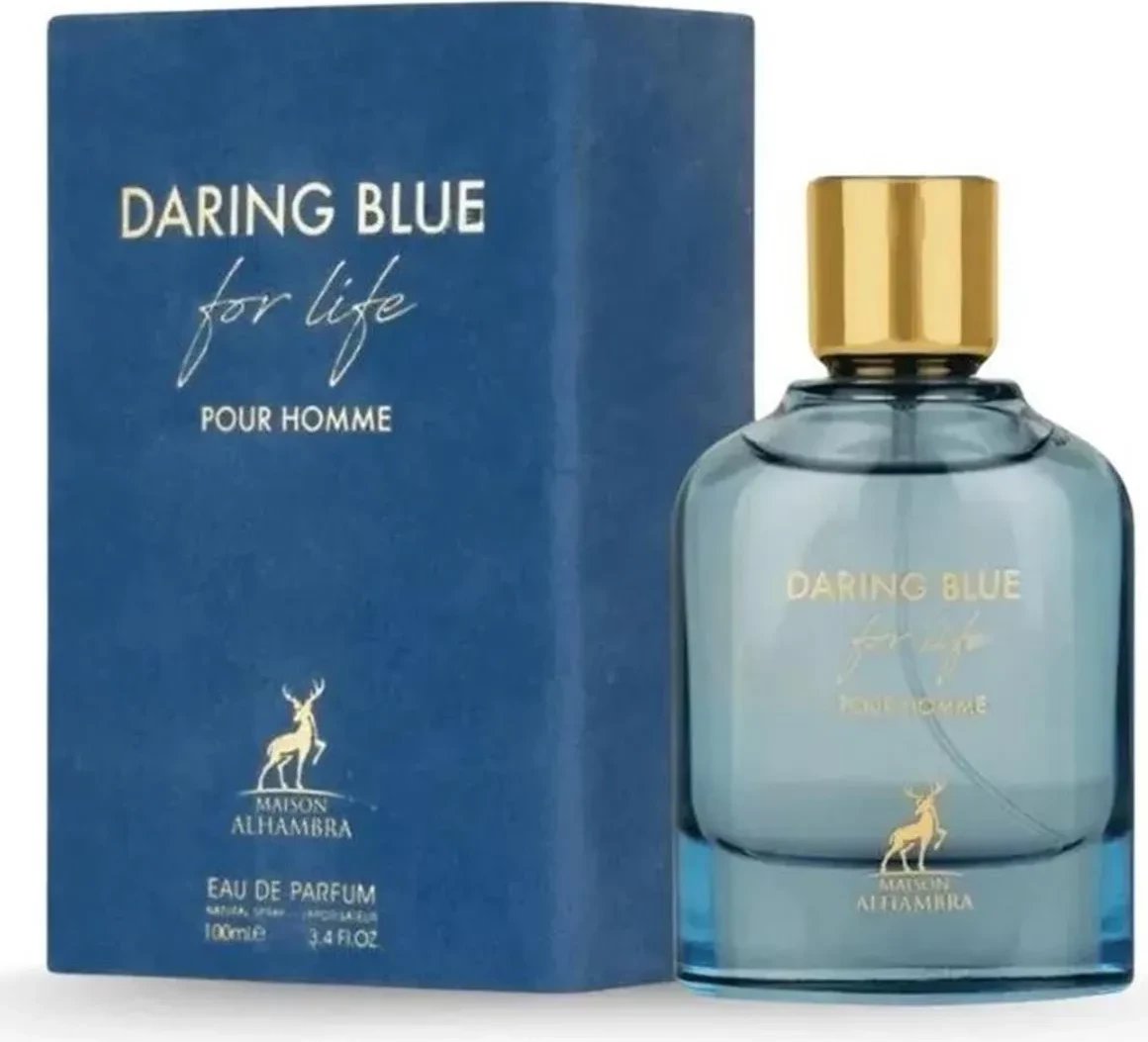 Eau de Parfum për meshkuj Maison Alhambra Daring Blue For Life 100ml