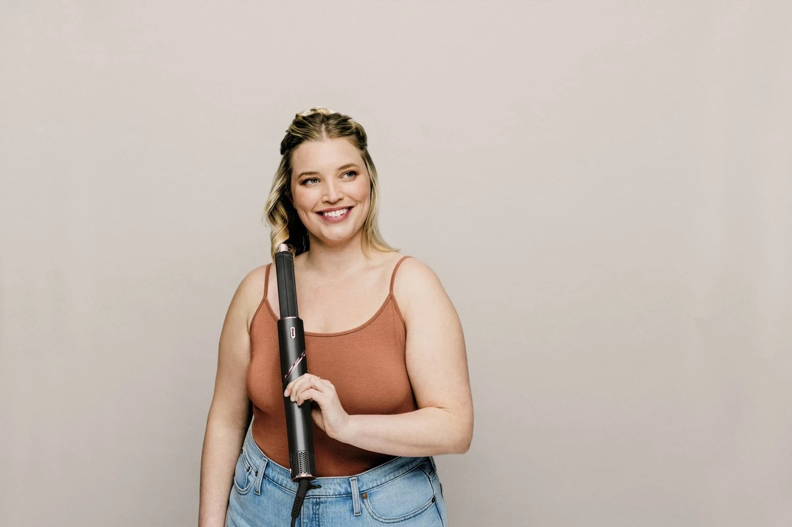 Stiluese për floke Multistyler Shark FlexStyle 5-in-1, 1400W, e zezë/ rozë