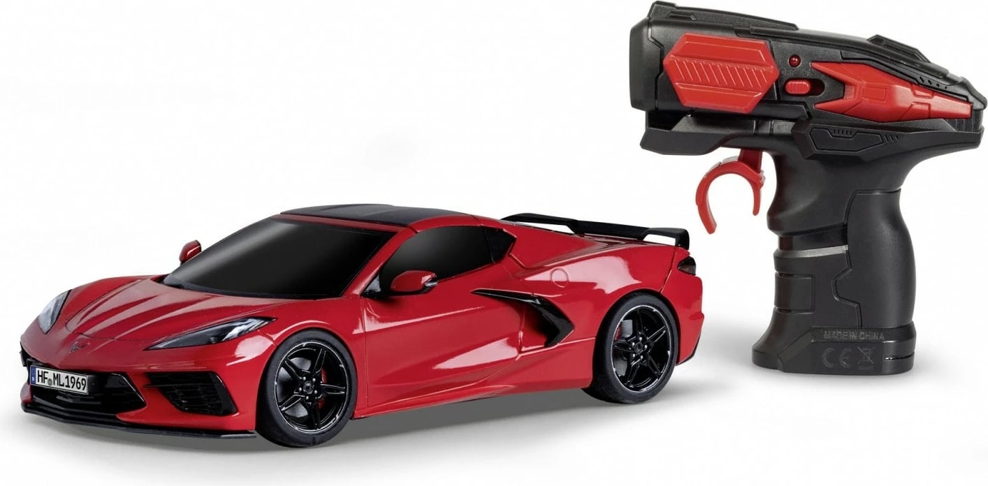 Makine me telekomandë Revell RC Corvette C8, 1:24, e kuqe