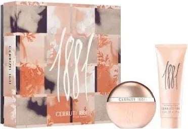 Set Eau de Toilette dhe locion trupi Cerruti 1881 Femme për femra, 50ml + 75ml