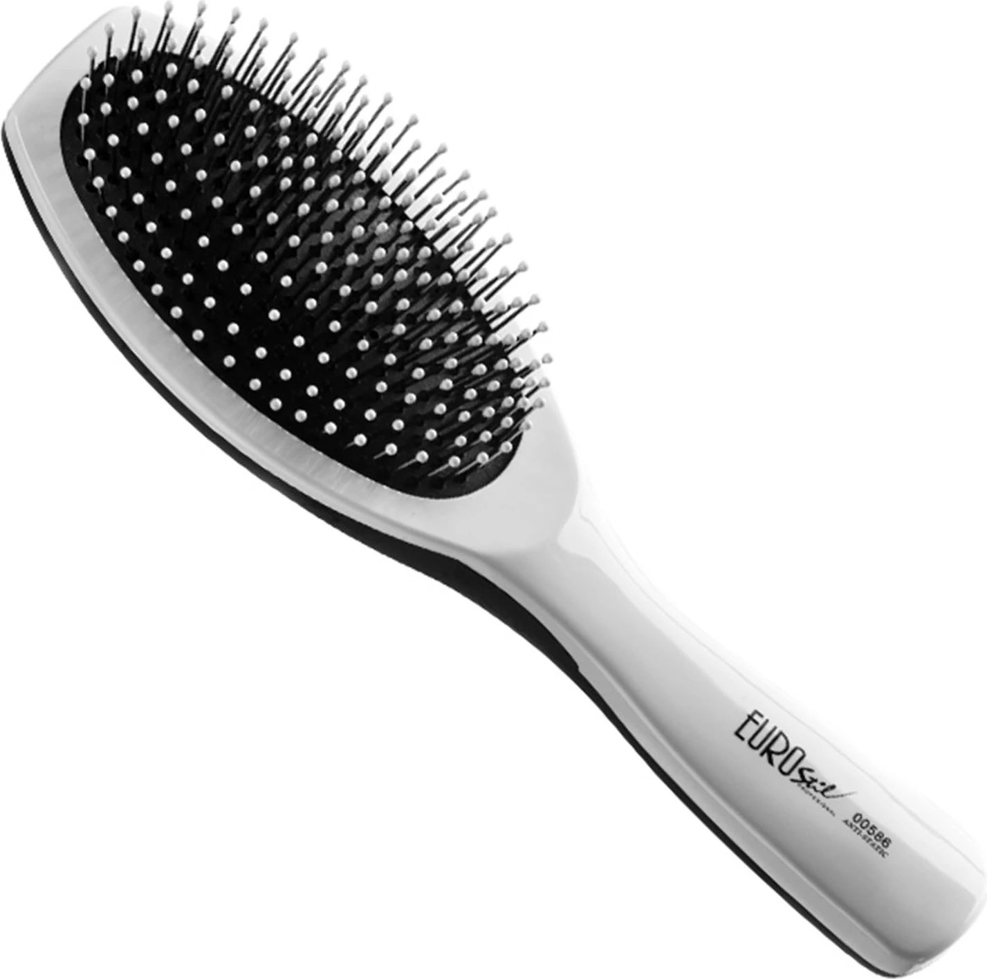 Brushë flokësh Eurostil Goma Fuelle Bicolor Anti-Estatico Grande unisex 1 copë