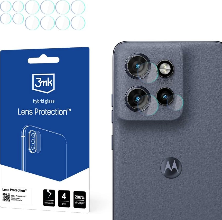 Mbrojtës xhami hibrid për kamerë Motorola Edge 50 5G 3mk Protection