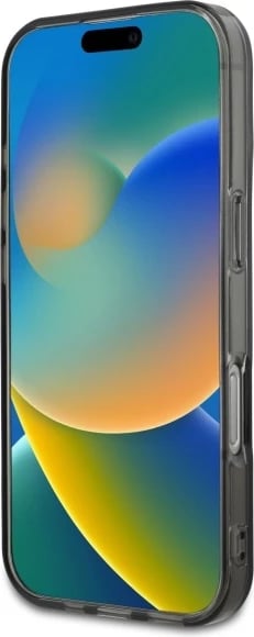 Mbështjellës Mercedes Double Layer BiColor MagSafe për iPhone 16 Pro Max, argjendtë