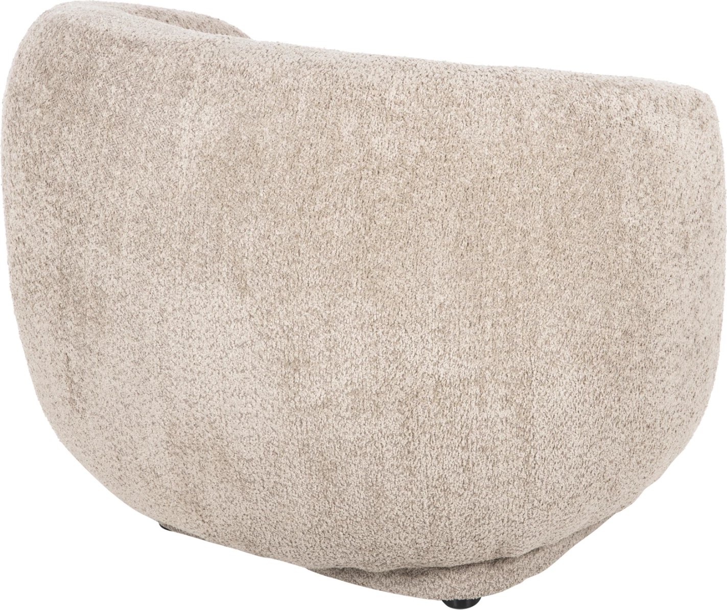 Fotelje KARPEN FH9600.08, pëlhurë boucle bezhë, 93x87x78H cm.