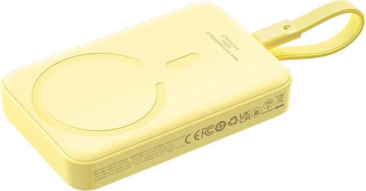 Powerbank Baseus Magnetic Mini 10000mAh 30W MagSafe, verdhë