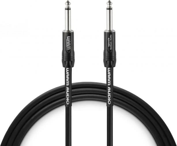 Kabëll audio Warm Audio PRO-TS-20, 6.1 m, 6.35mm TS, Zi