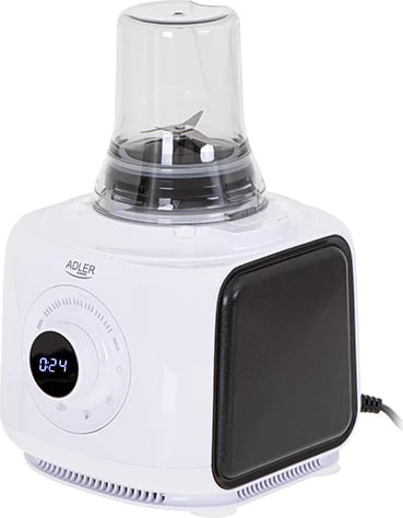 Robot kuzhine, Adler AD 4224, LCD 12-në-1, 1000W, tas 3.5L/2.0L, 7 shpejtësi 4 programe, bardhë/zezë