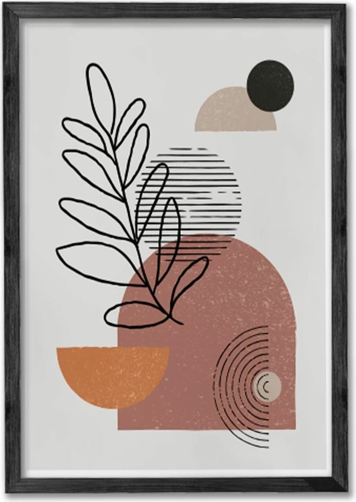 Pikturë dekorative me kornizë (3 copë), Wallity, Ersy3Syhcrv11