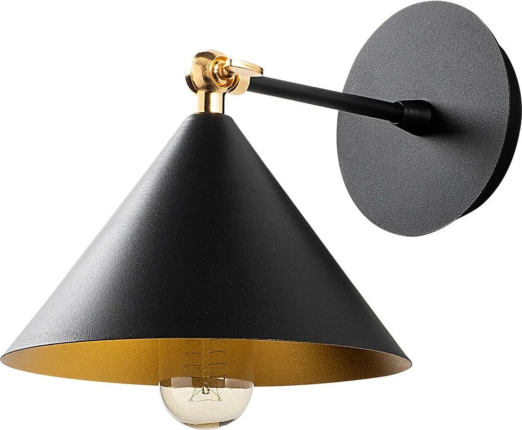 Llambë muri Opviq, Berceste, e zezë, 185BLACK-A Llambë muri Opviq, Berceste, e zezë, 185BLACK-A