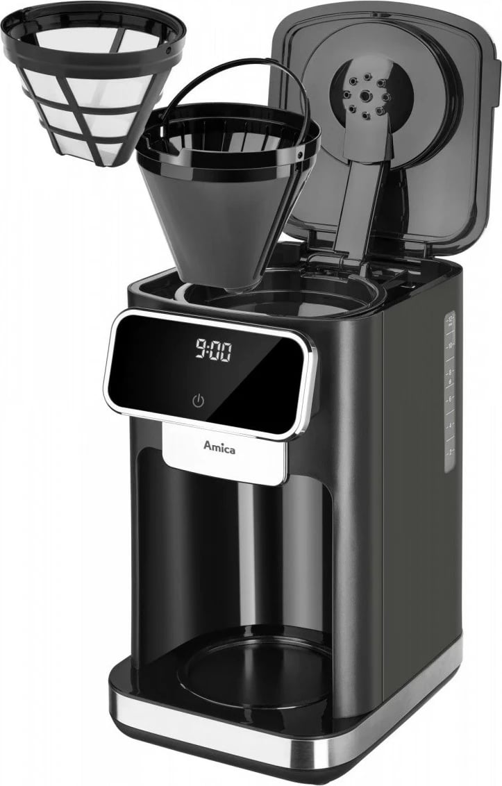 Aparat kafeje pour-over, Amica CD2011 1.8L 1100W me ekran LED, i zi