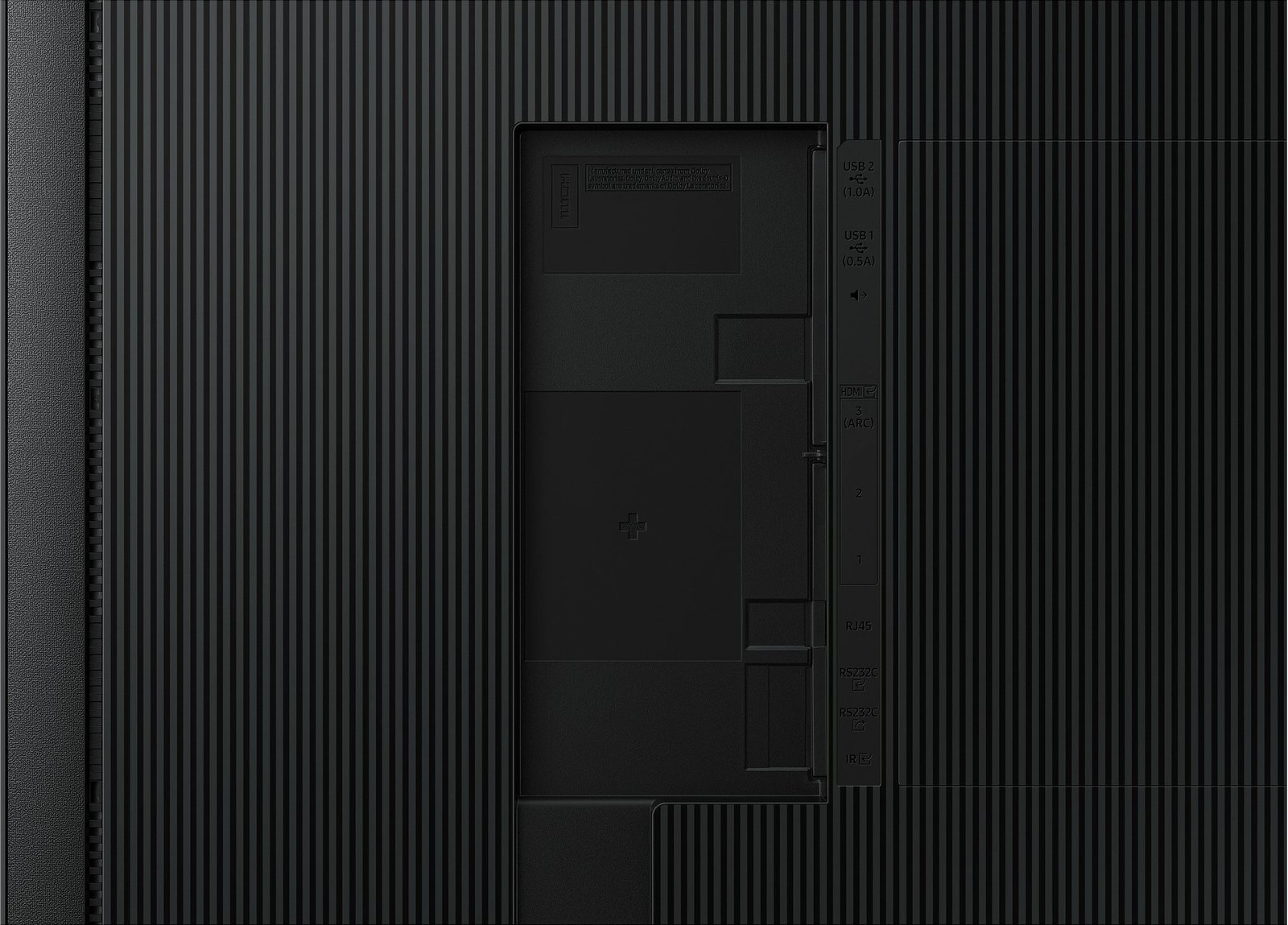 Ekran i madh Samsung Crystal UHD Smart Signage QB50C 50 inç, 4K, SoC, Wi-Fi, Charcoal Black