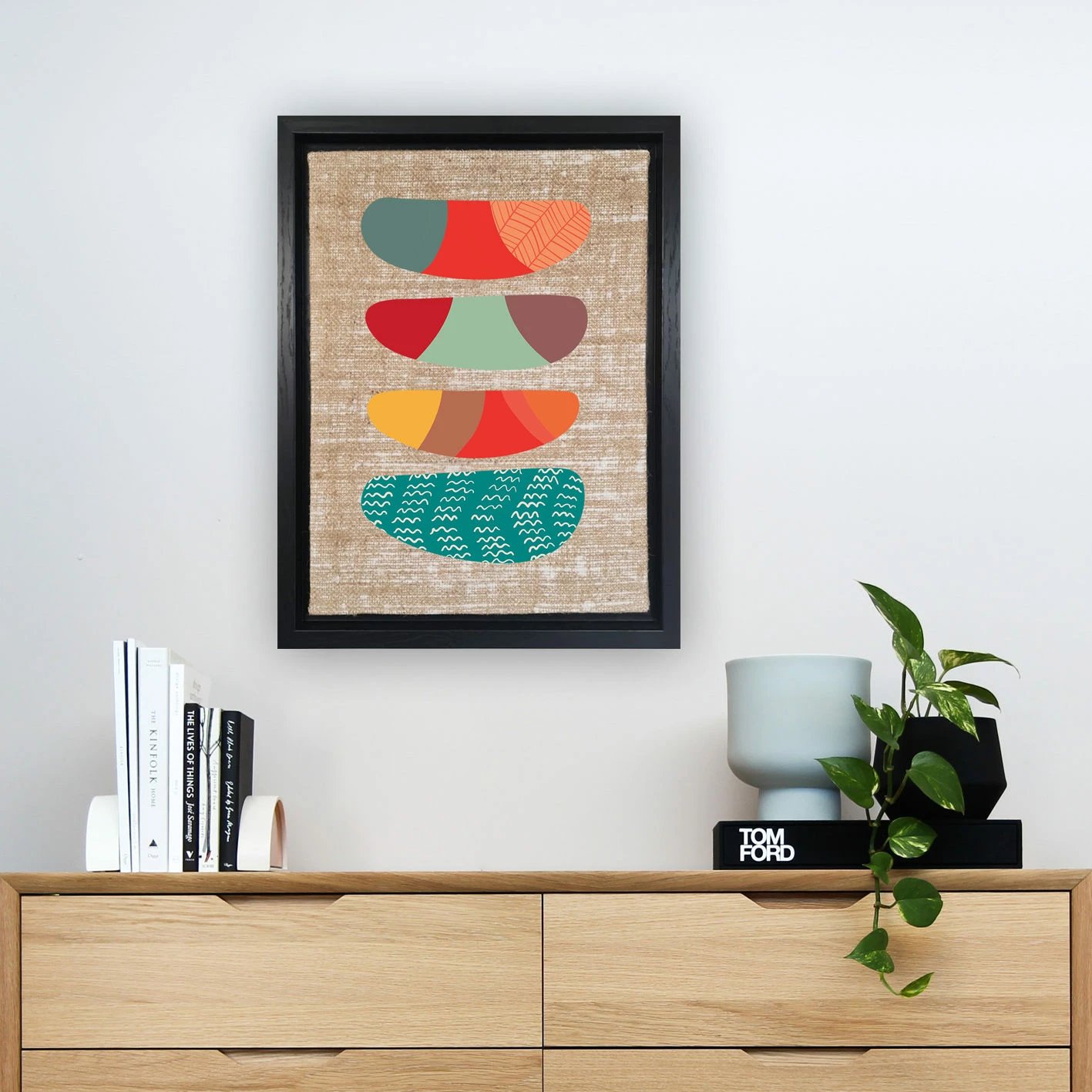 Pikturë dekorative në kanavacë, shumëngjyrëshe, Wallity LSJ41761352961, 36x46cm