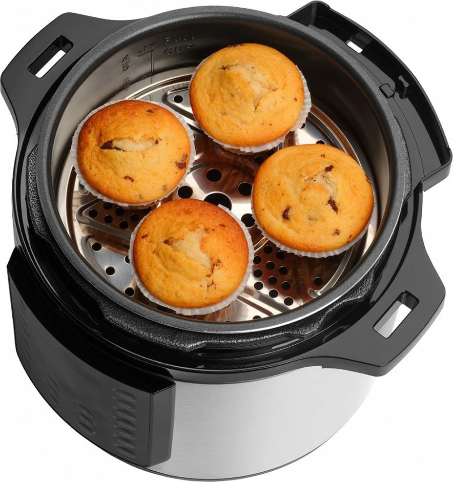 Multicooker Concept CK8001, 5.6L, inox/zi, me Wi-Fi dhe aksesorë