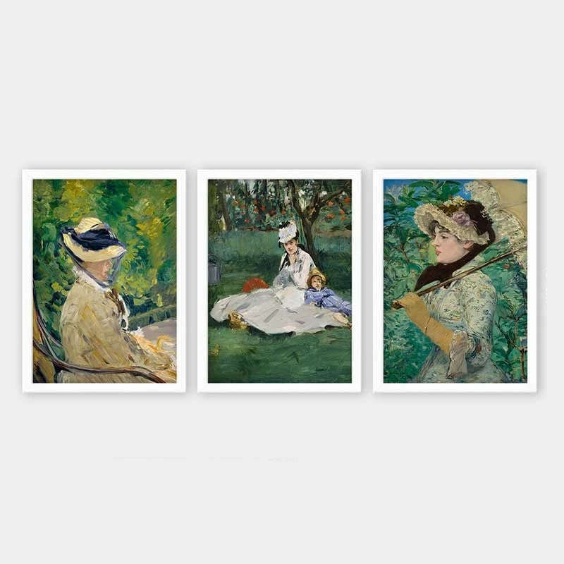 Pikturë dekorative me kornizë (3 copë), Wallity, 3BC_UN145358 _3545