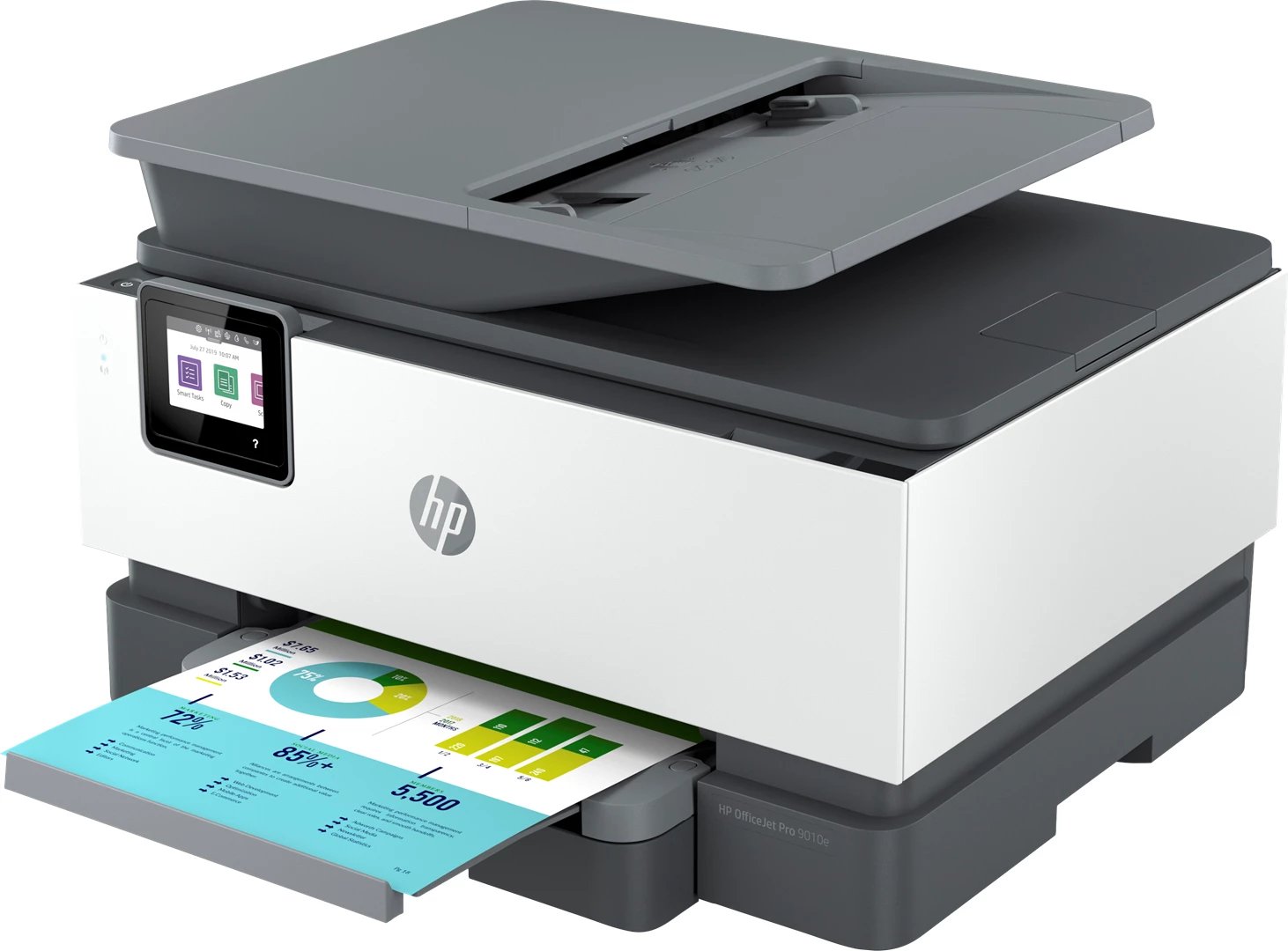 Printer HP OfficeJet Pro 9010, i bardhë / zi