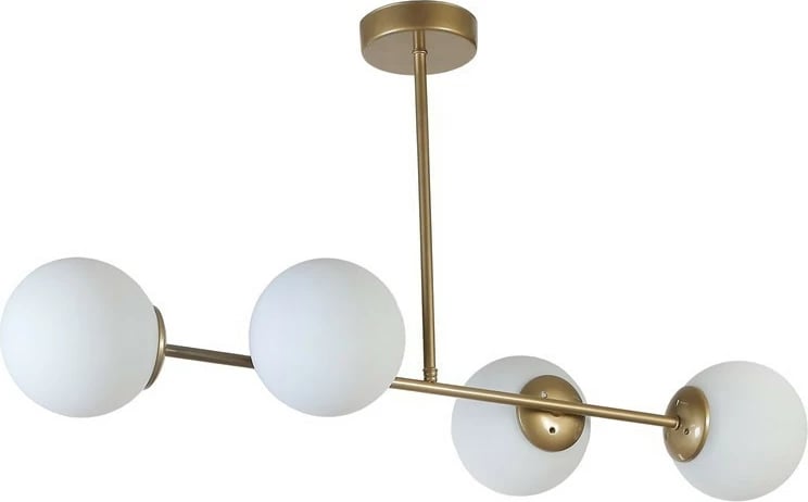 Llambë tavani Opviq, Yeni Favori 4 copë, ngjyrë ari dhe e bardhë, gotë