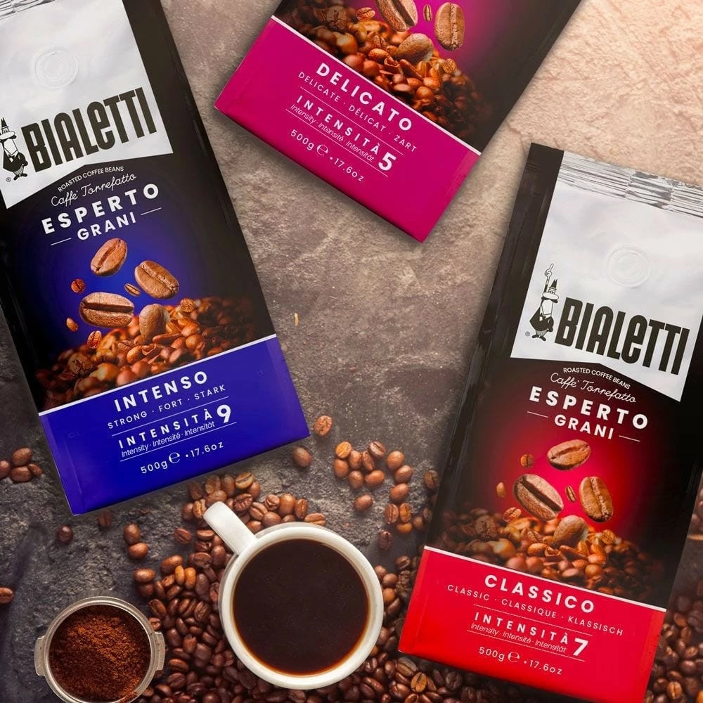 Kokrra kafeje Bialetti Esperto Grani Intenso 500g