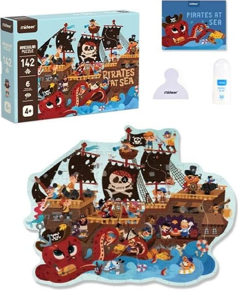 Puzzle Mideer Pirate Ship 142 Pjesë