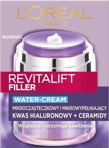 Krem fytyre për femra L'Oreal Paris Revitalift Filler Water-Cream Firming, 50ml