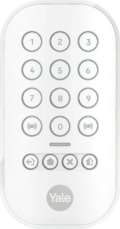 Set alarm i mençur YALE HOME AL-SK1-1A-EU, me panel kontrolli, tastierë, telekomandë, sensor lëvizjeje dhe sensor dritare/derë, Bardhë Set alarm i mençur YALE HOME AL-SK1-1A-EU, me panel kontrolli, tastierë, telekomandë, sensor lëvizjeje dhe sensor dritare/derë, Bardhë