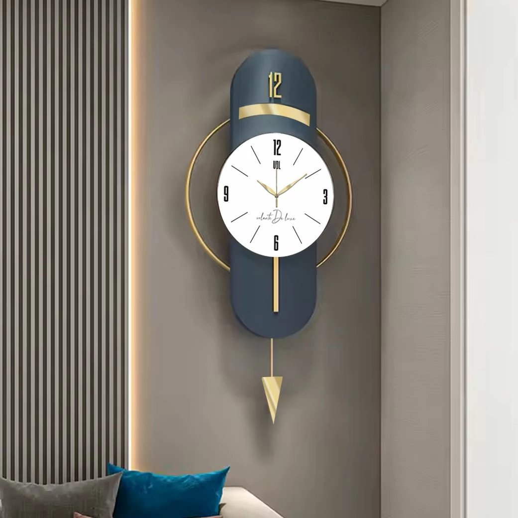 Orë muri dekorative Wallity, ngjyrë blu e errët, Vlnt101