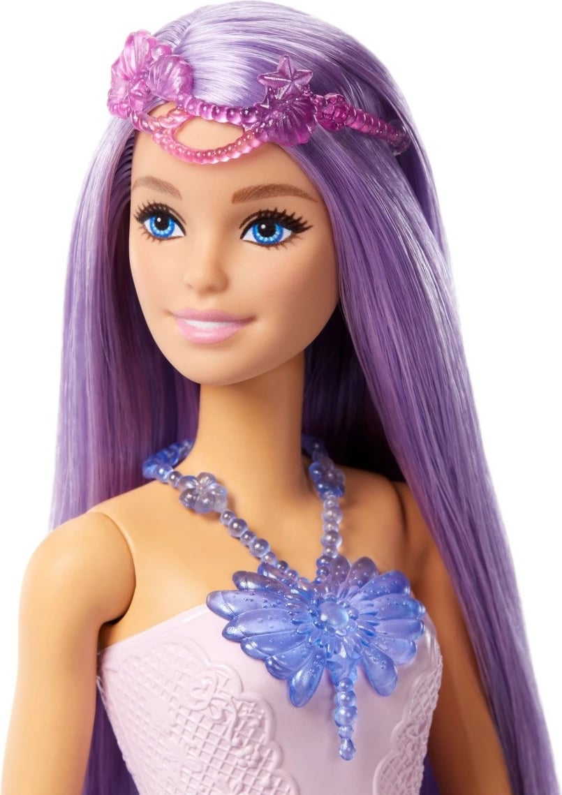 Kukull Barbie Mattel JCP74 me veshje zanash dhe sirene, set aksesorësh, për vajza