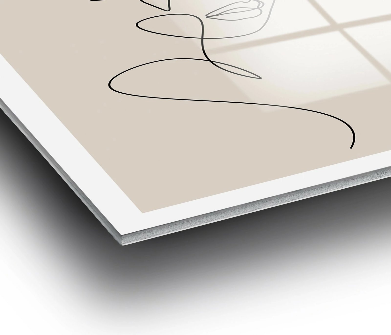 Pikturë dekorative prej xhami të temperuar, Wallity, UV-1036, 30x45cm