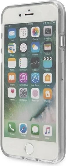 Mbështjellës Guess Triangle Collection për iPhone 7/8/SE 2020/SE 2022, Bardhë