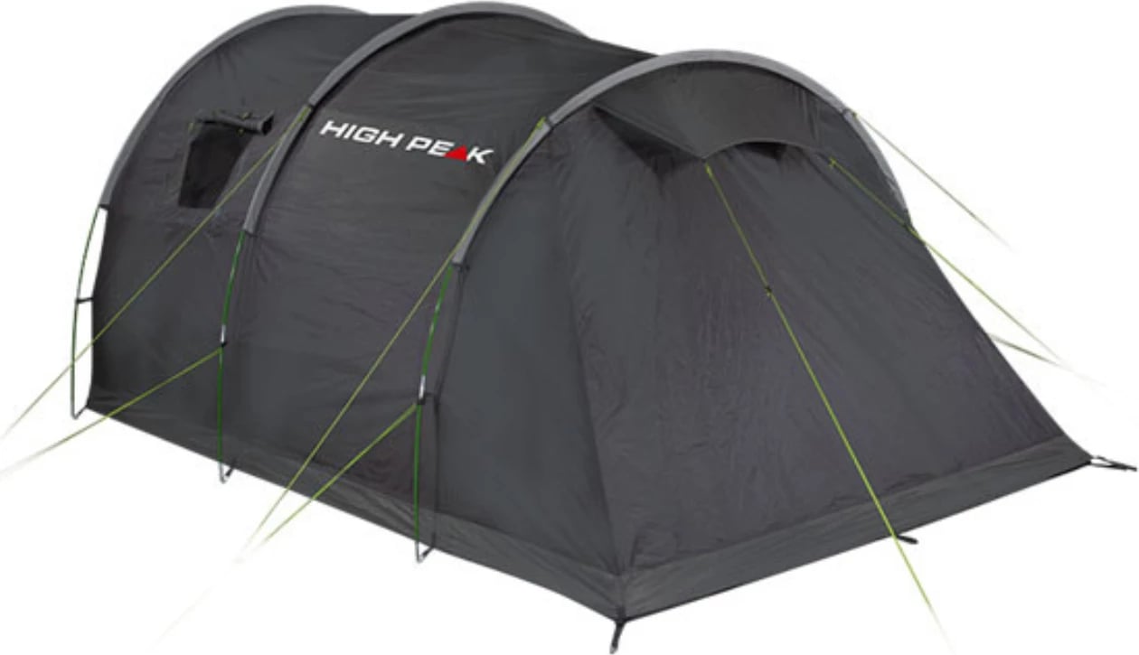 Tendë High Peak për 4 persona, ngjyrë gri e errët-jeshile