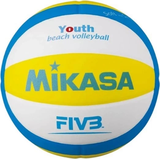 Top volejbolli Mikasa VS160W, madhësia 4, verdhë dhe blu