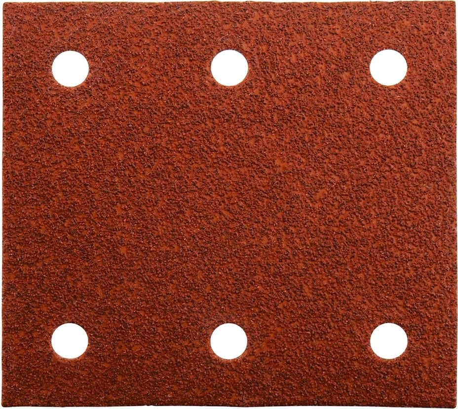 Jastëkë rëre Makita P-33093, 10 copë, 60 grit, për kasë orbitale, kuq
