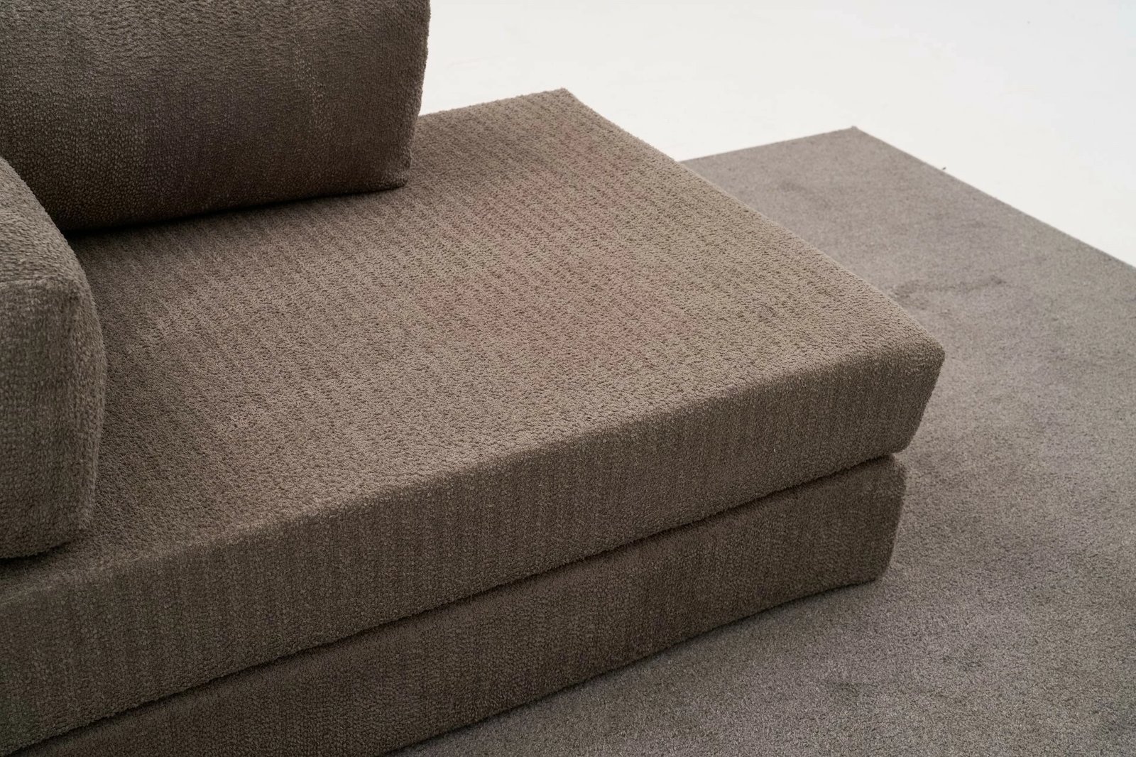Këndare Comfort, stof 100% chenille, ngjyrë gri, Atelier del Sofa