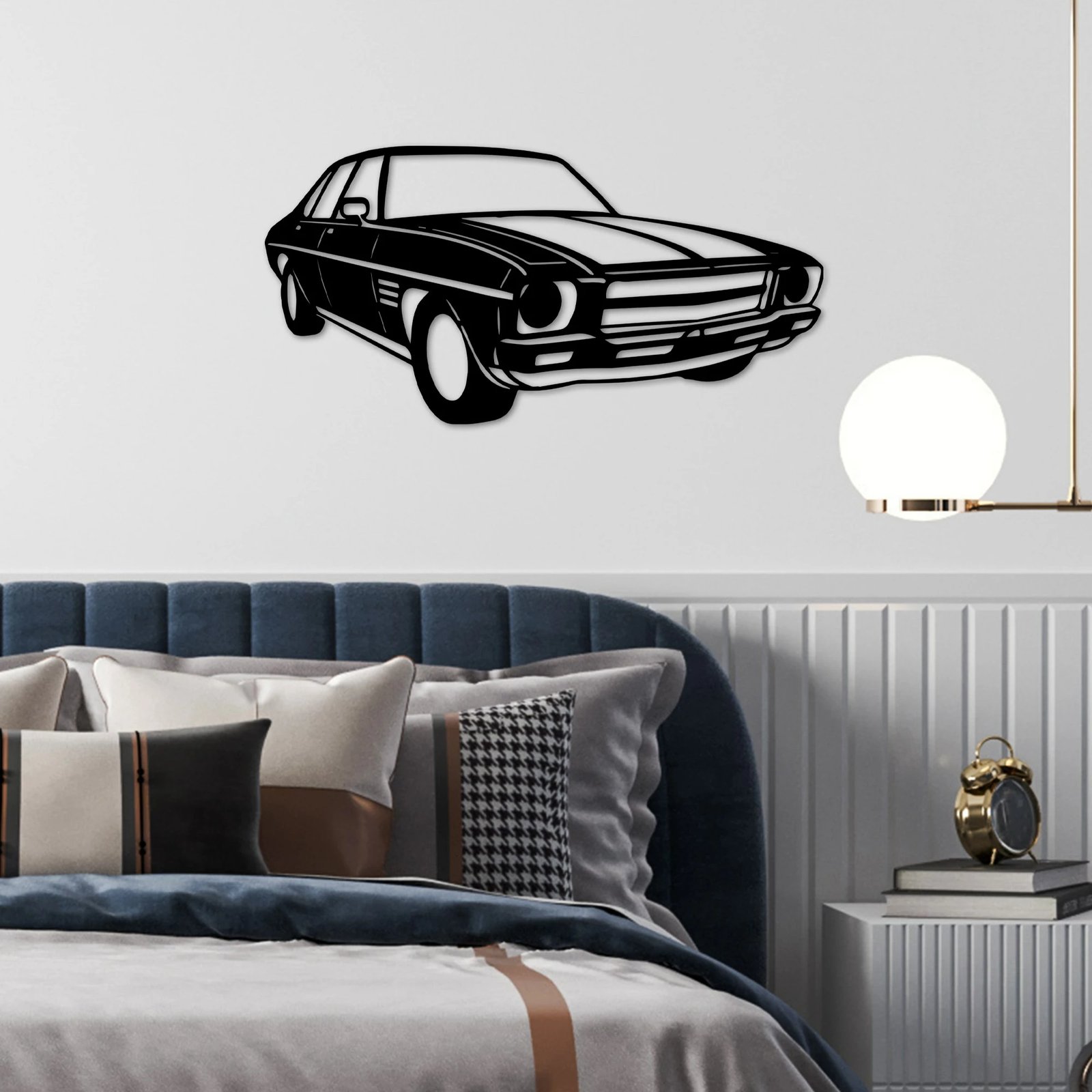 Aksesor dekorativ metalik për mur, Wallity, Holden Monaro Sedan