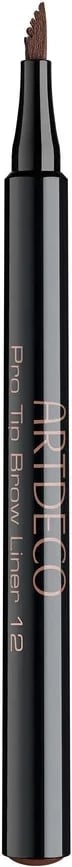 Laps për vetulla Artdeco Pro Tip Brow Liner 12 Ebony Tip për femra, 1ml
