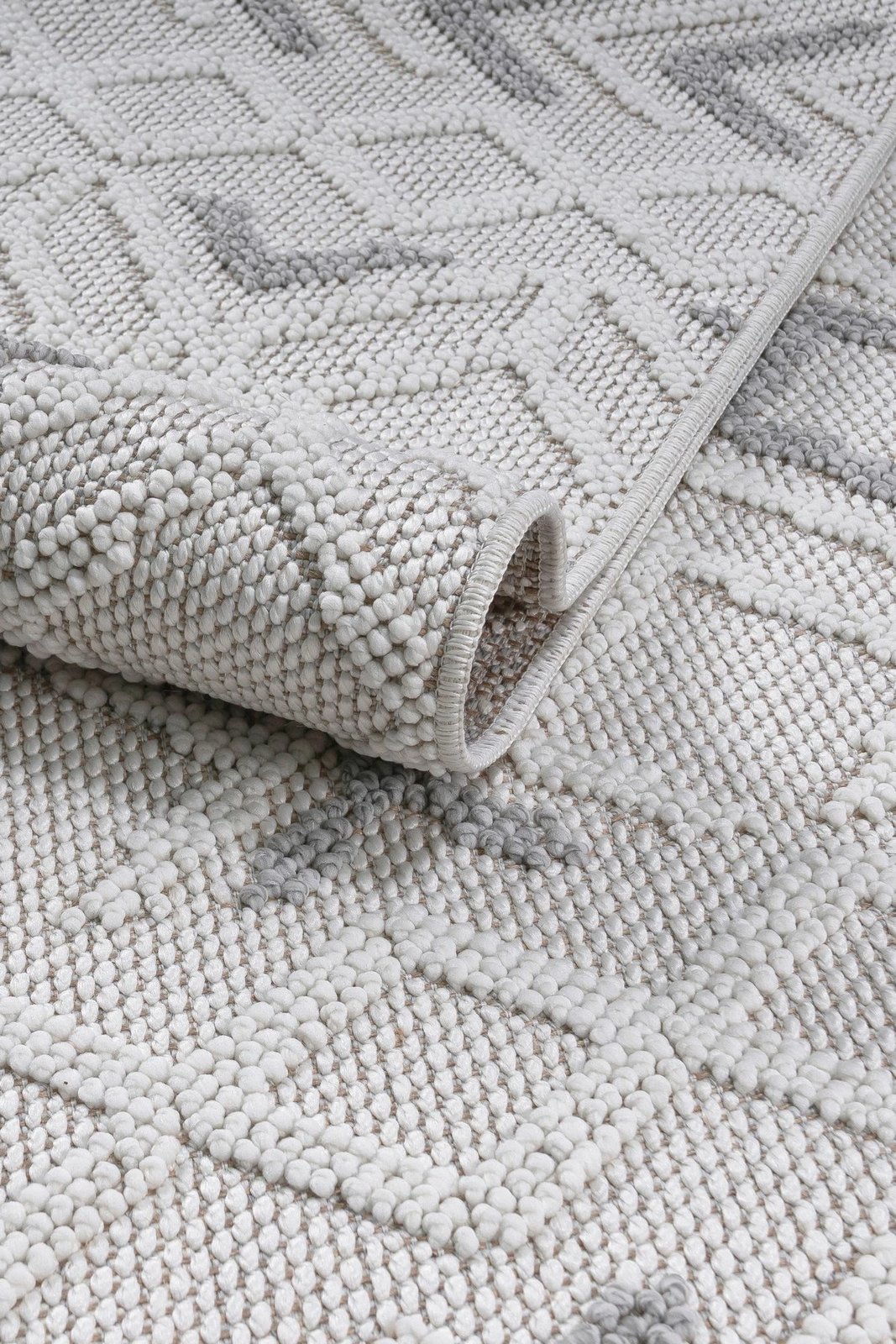 Qilim (160 x 230) Conceptum Hypnose, Polka - gri