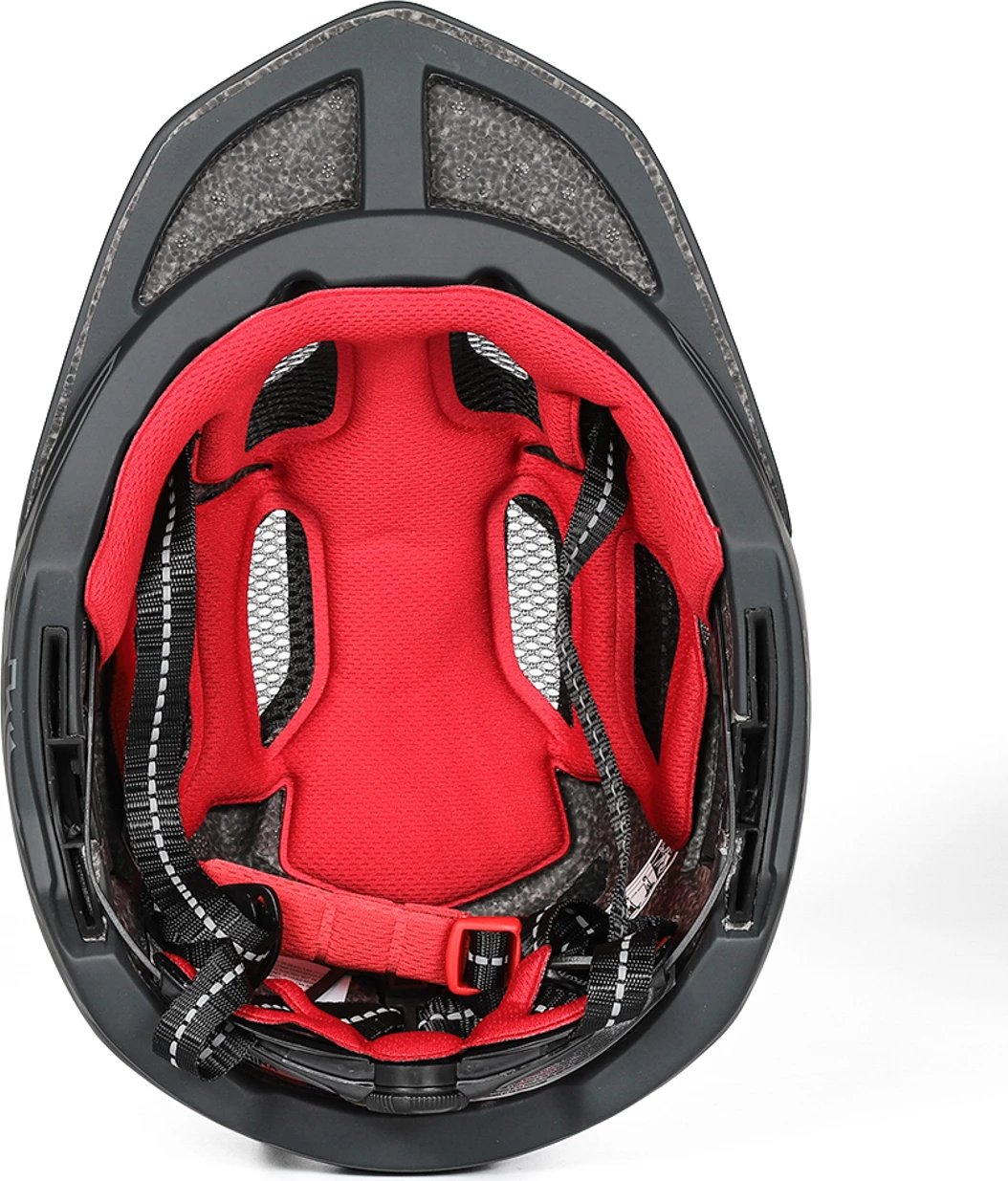 Kaskë biçiklete full-face për fëmijë, Wozinsky HT-27S, me dritë të pasme LED me USB, rregullim 360°, peshë 400 g, S 52-56 cm, gri