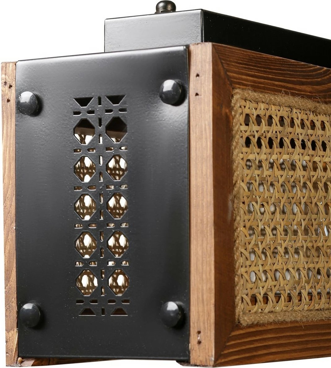 Llambë tavani Opviq, dru i pishës, kapak ratan, 8700-9