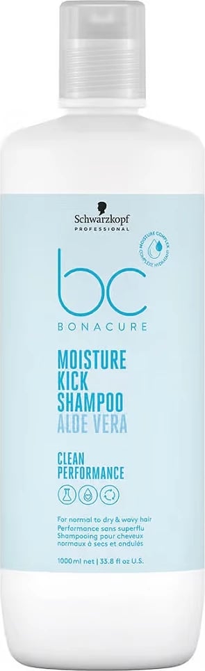 Shampon për femra Schwarzkopf Professional Bonacure Moisture Kick 1000ml