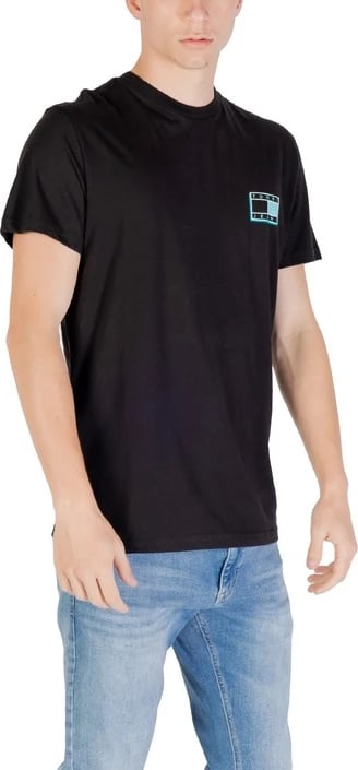 Maicë për meshkuj Tommy Hilfiger Jeans, e zezë