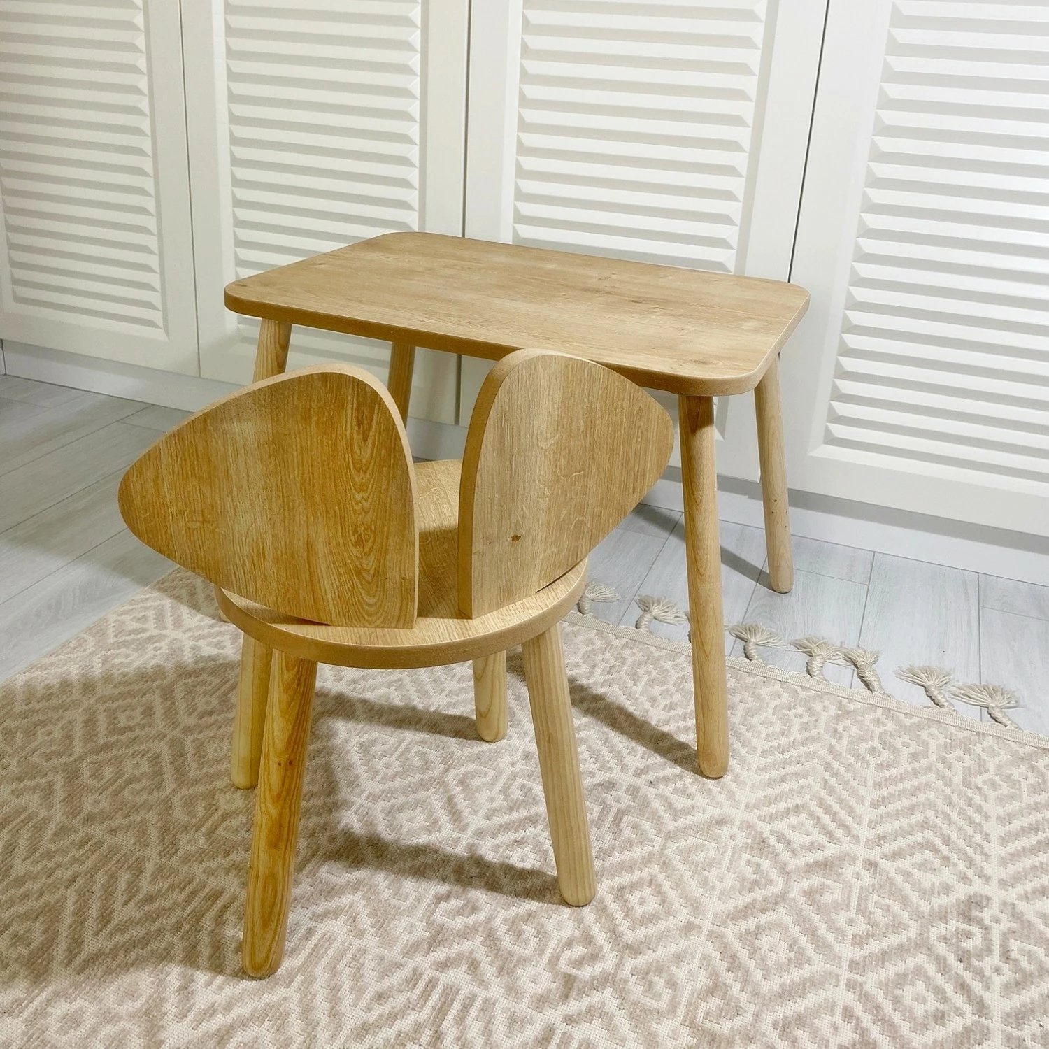 Karrige për fëmijë Hanah Home, Mickey, ngjyrë kafe