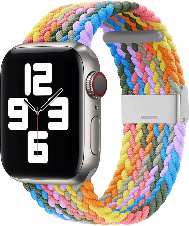 Rrip i thurur për Apple Watch Hurtel, Strap Fabric, përshtatet 38/40/41mm, shumëngjyrësh
