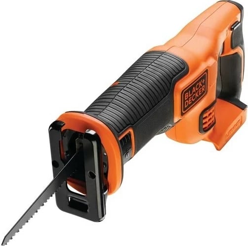 Sharrë reciproke Black & Decker BDCR18N-XJ, 18V, 3000 spm, E zezë, Portokalli