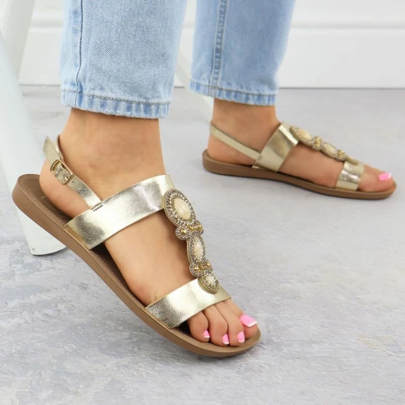 sandale për femra Filippo DS6882, ari