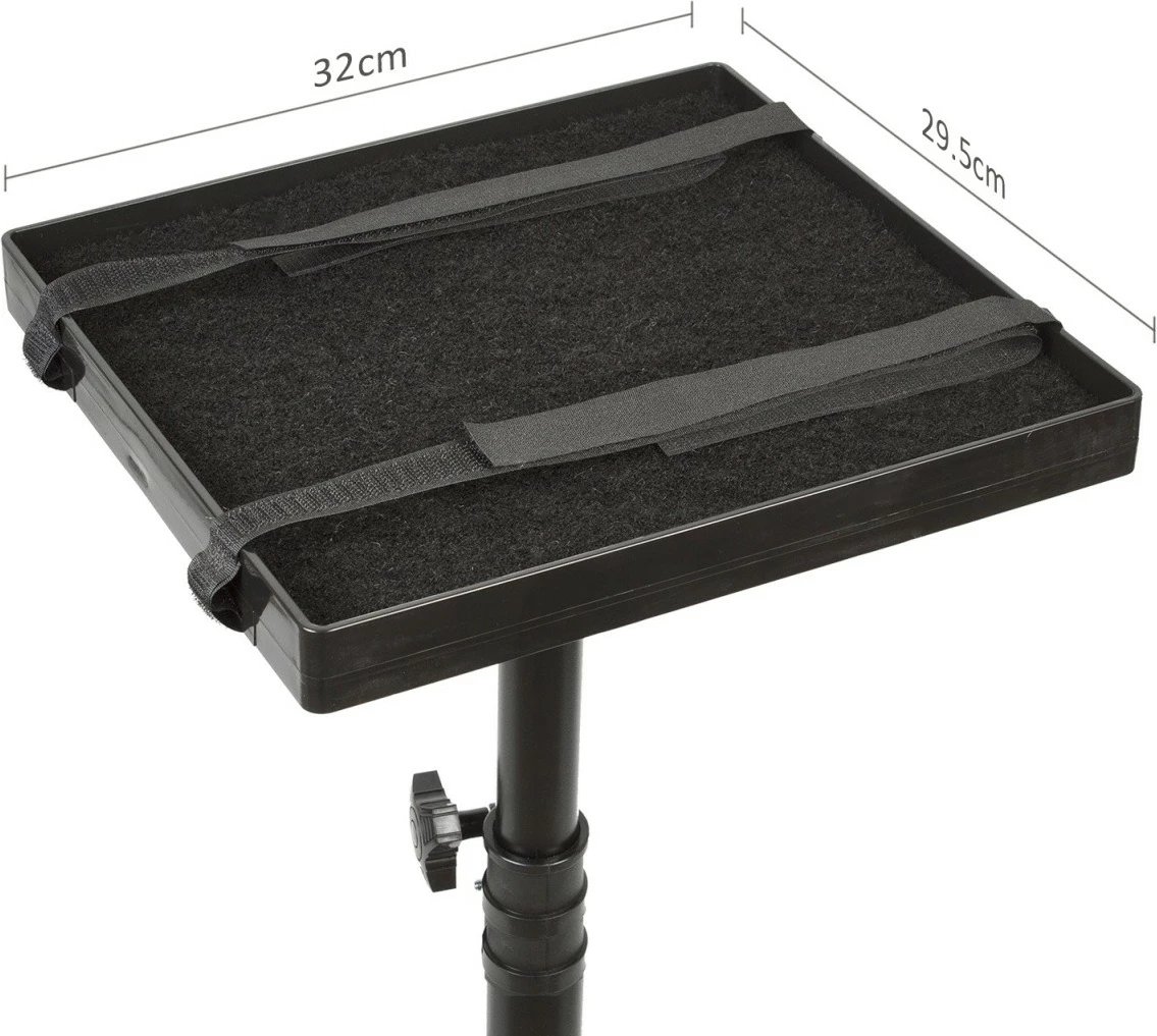 Qëndrim portativ për projektor Maclean MC-920, i rregullueshëm, 1.2m, i zi