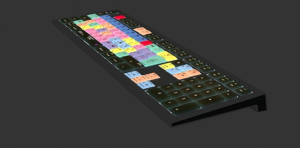 Tastierë LogicKeyboard Astra 2 për Adobe Premiere Pro CC, Mac, FR